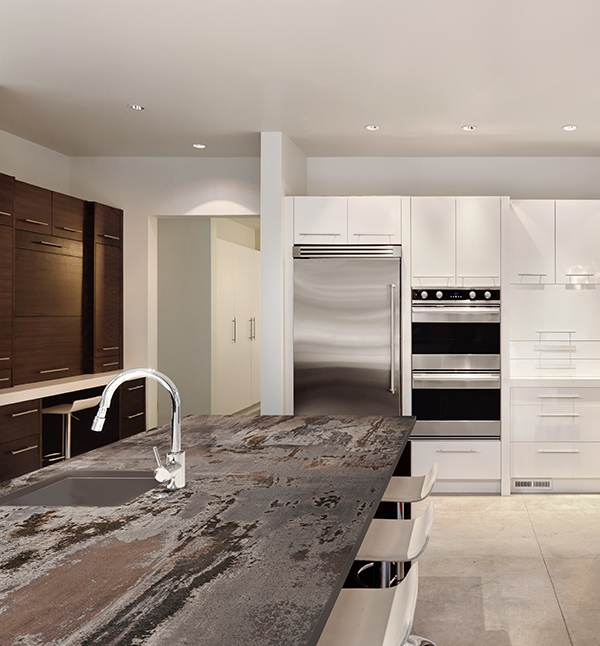 Mesada de cocina en Dekton Trilium.