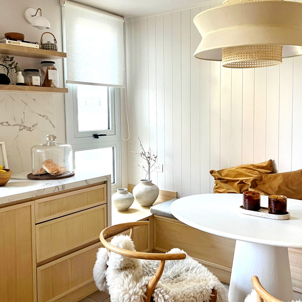 Mesada y alzada de cocina en Dekton Daze